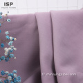 Tissu poly en rayonne teinte à tissu solide pour robes